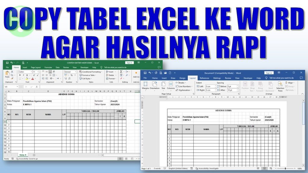 3 Cara Praktis Mengubah Excel Menjadi Word yang Wajib Dikuasai agar Dilirik Perusahaan di 2026