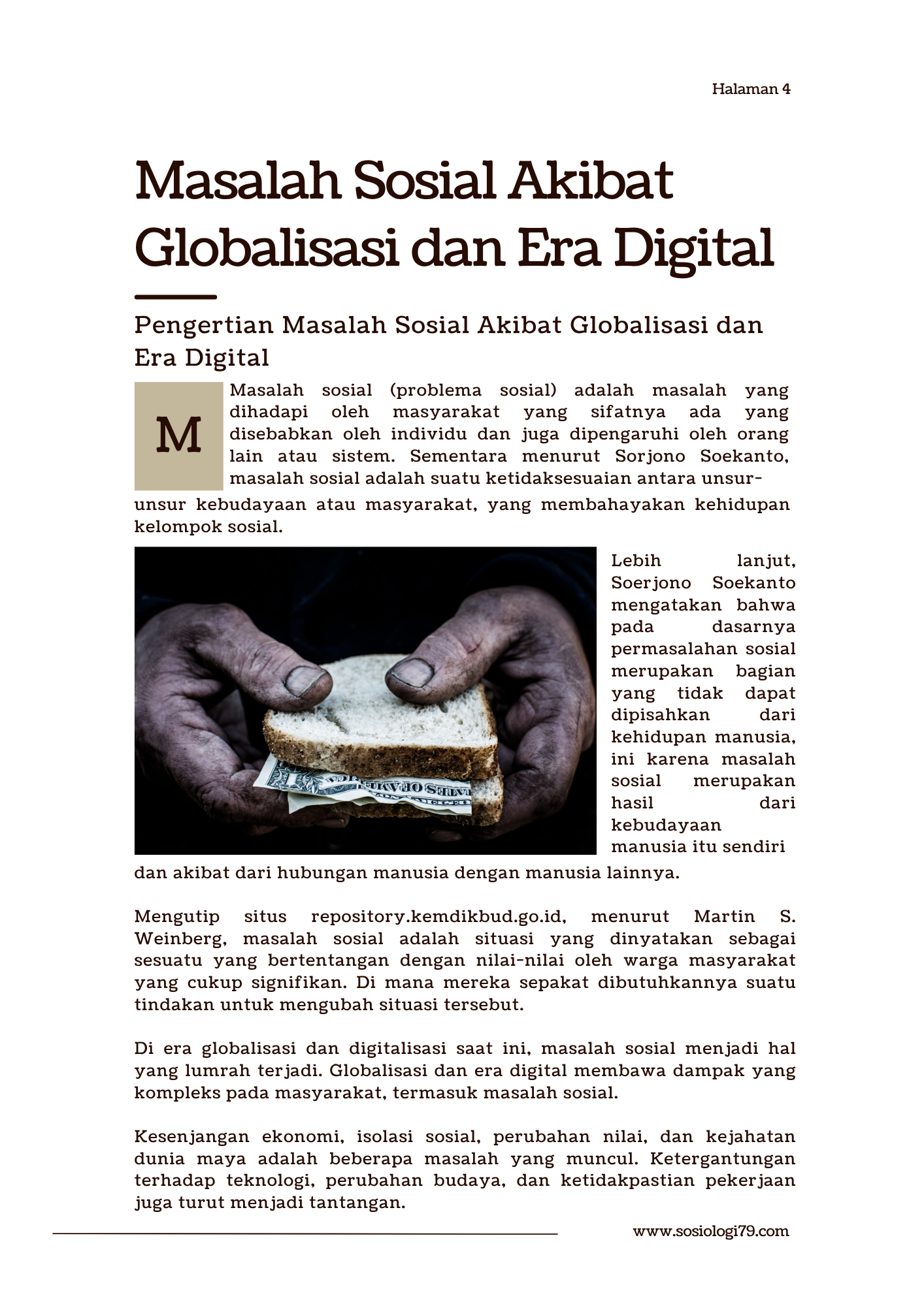 100 Soal Materi Kelas XII Bab 3 Masalah Sosial Akibat Globalisasi dan