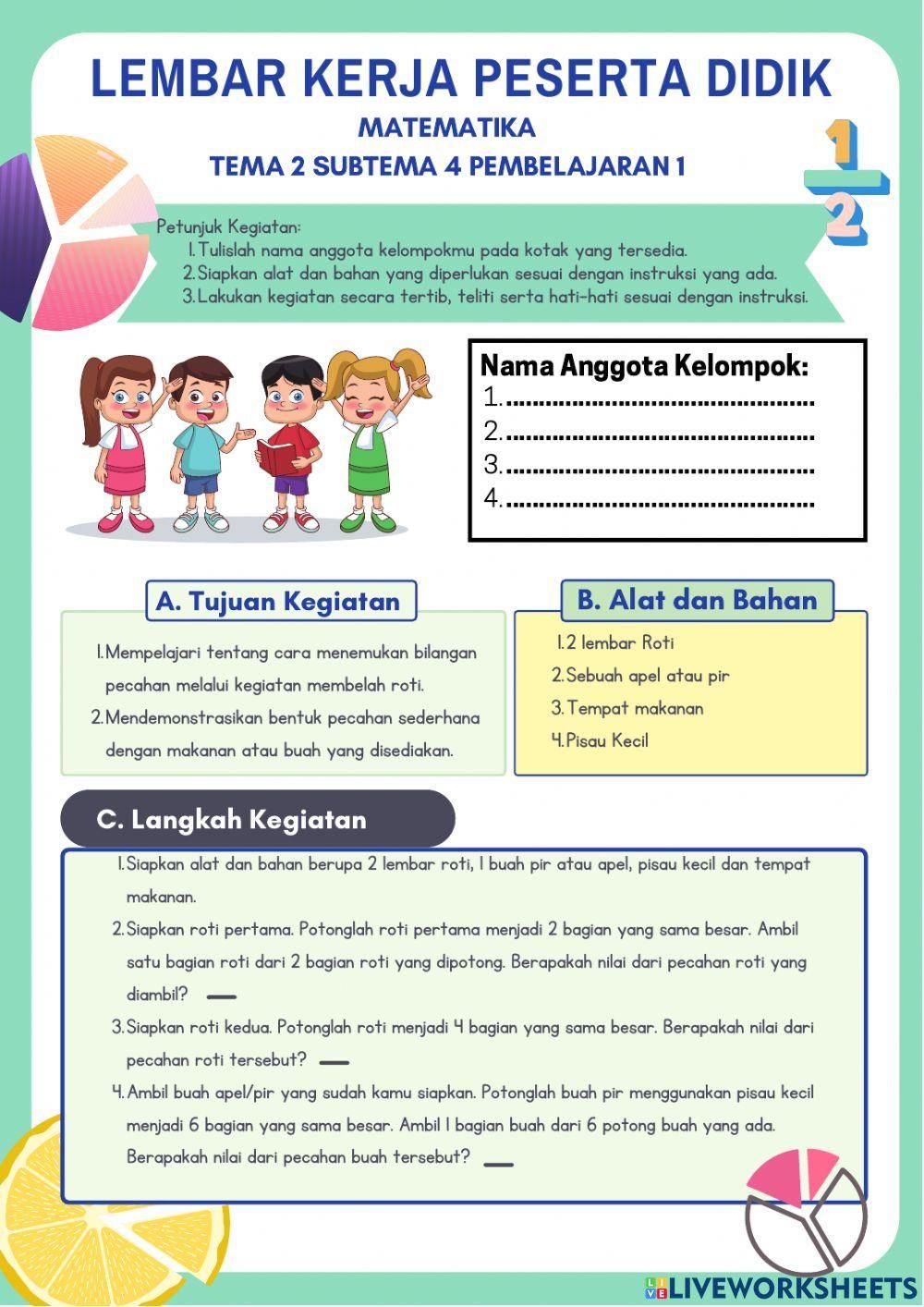 7 Rahasia Latihan Cepat Memahami Contoh Soal Kelas 1 Tema 3 Subtema 4 Agar Nilai Bagus