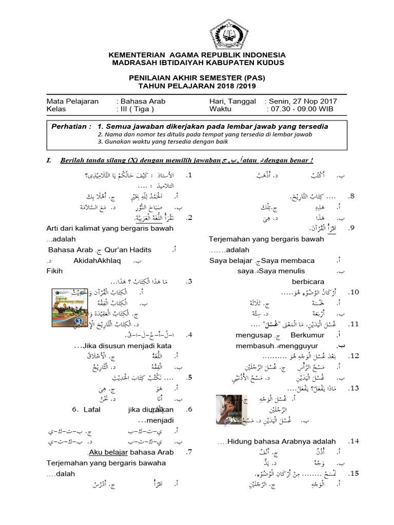 7 Tips Praktis Menguasai Soal Bahasa Arab Kelas 3 UTS Semester 1 2026 Sebelum Nilai Turun!