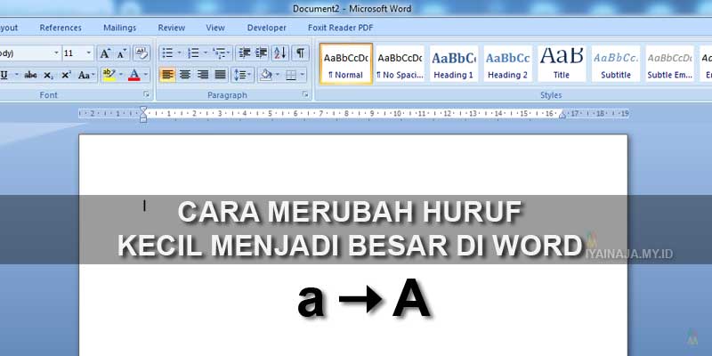 Ternyata Begini Cara Mengubah ke Huruf Besar di Word Agar Dokumen Juara Seperti Indonesia