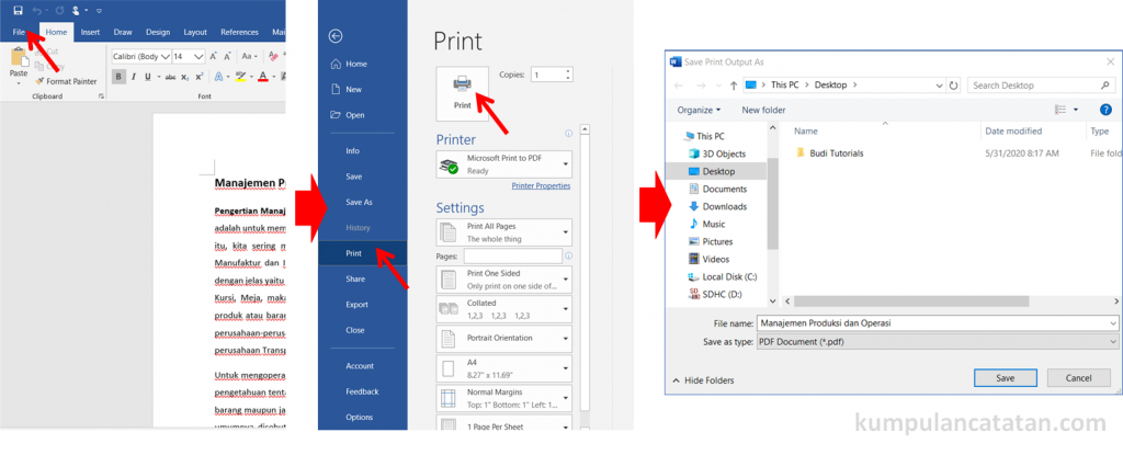 Ternyata Begini Trik Mudah Mengubah File Word ke PDF yang Jarang Diketahui Banyak Orang