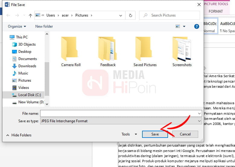 Ternyata Mudah Banget Mengubah Dokumen Word 2013 ke JPEG, 5 Langkah Ini Wajib Kamu Coba
