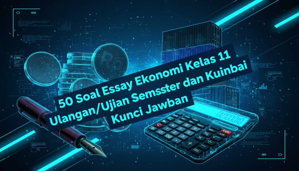 contoh soal essay ekonomi kelas 11 semester 2 beserta jawabannya
