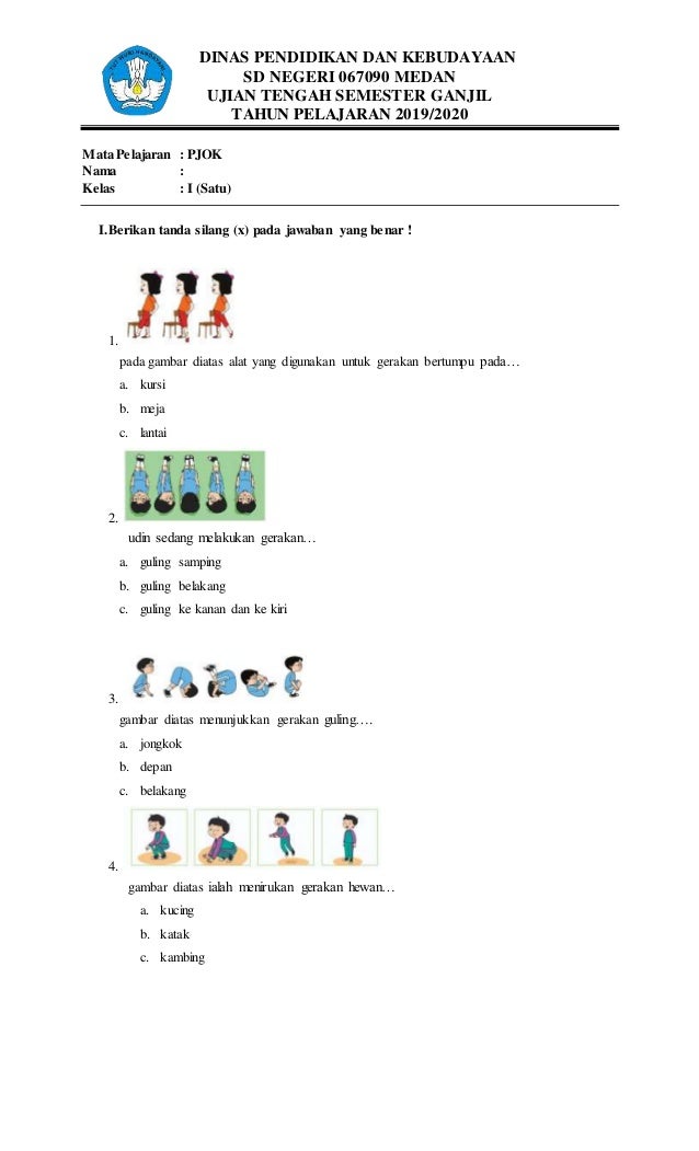 Soal Ujian Tengah Semester Tema 1 Kelas 3 Dalchaebi